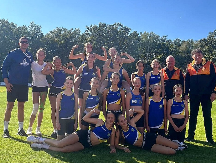 Družstvo mladších žákyň Hodonín 21.9.2024